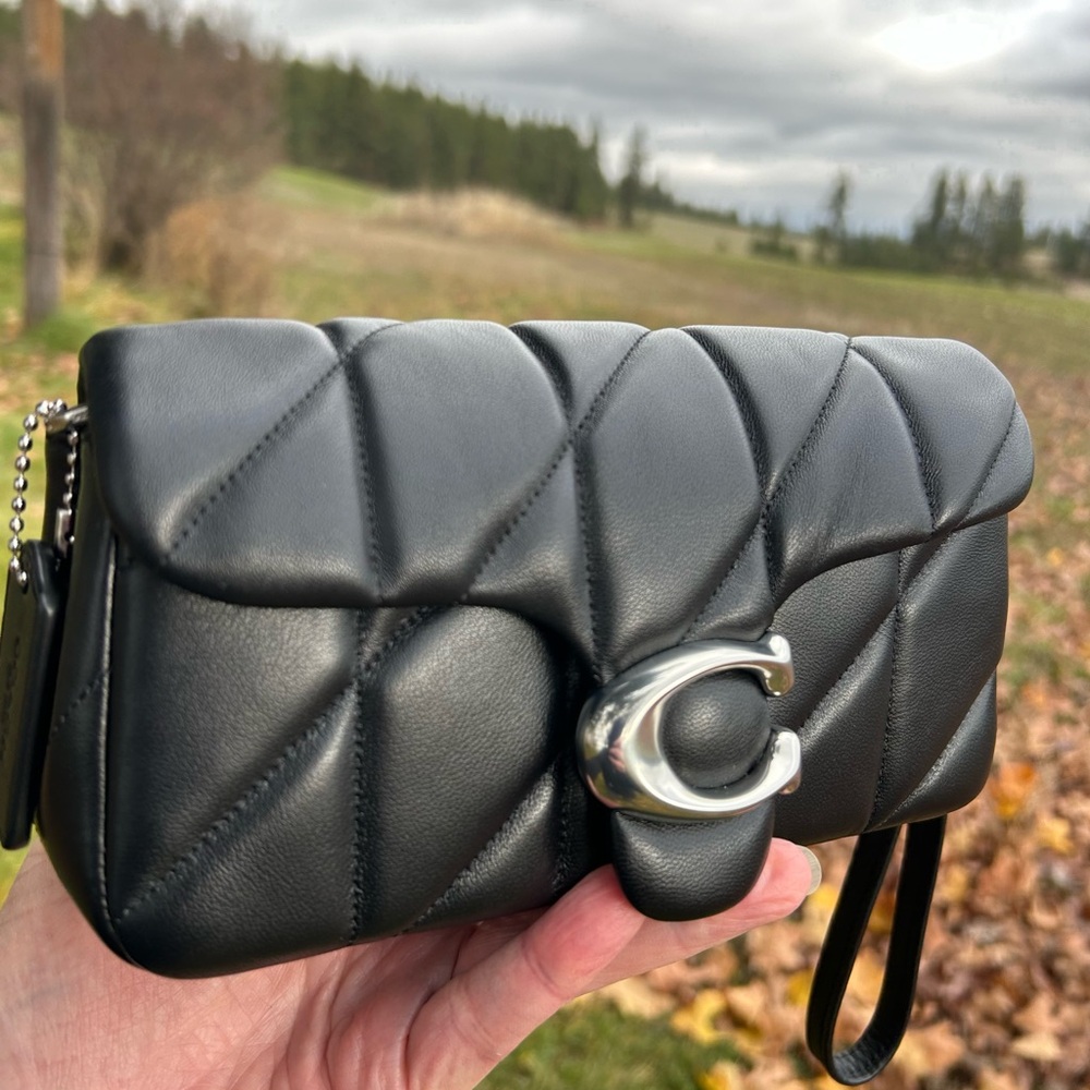 COACH Tabby 19 Quilted Nappa Leather Chain Crossbody/Wristlet w/Dust Bag - Picture 11 of 11